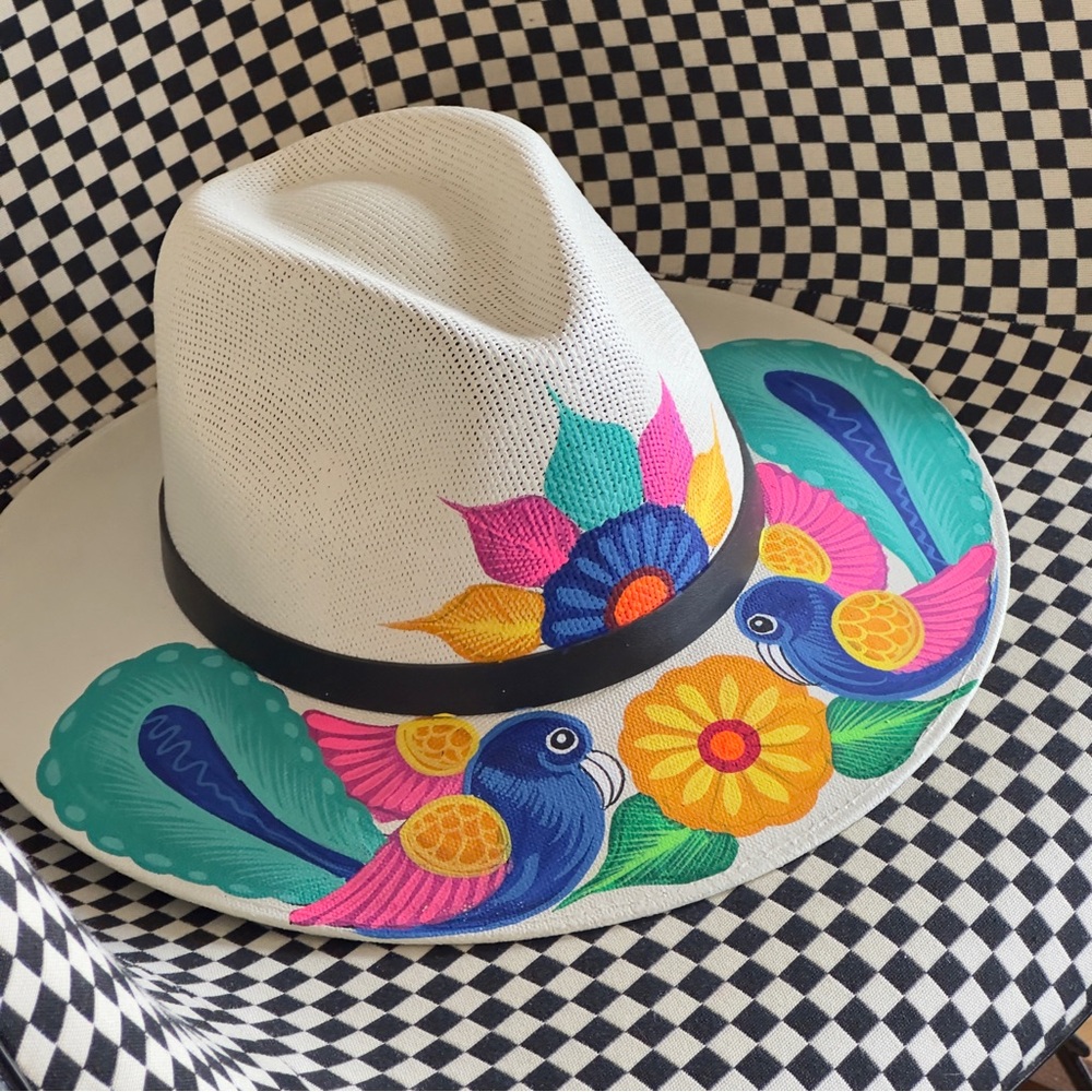 Hand-Painted Fedora Hat